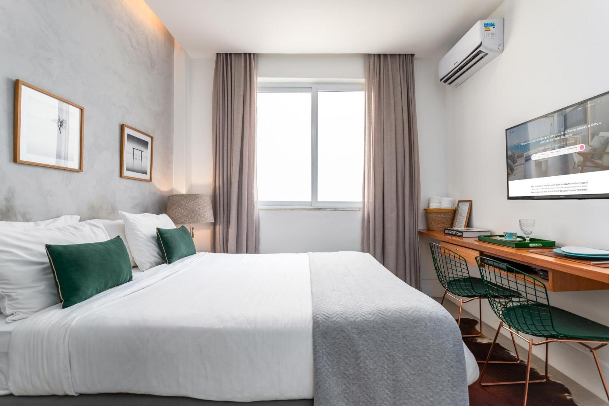 Apartamento Unhotel - Modernos, Acesso A De Copacabana - Posto 6