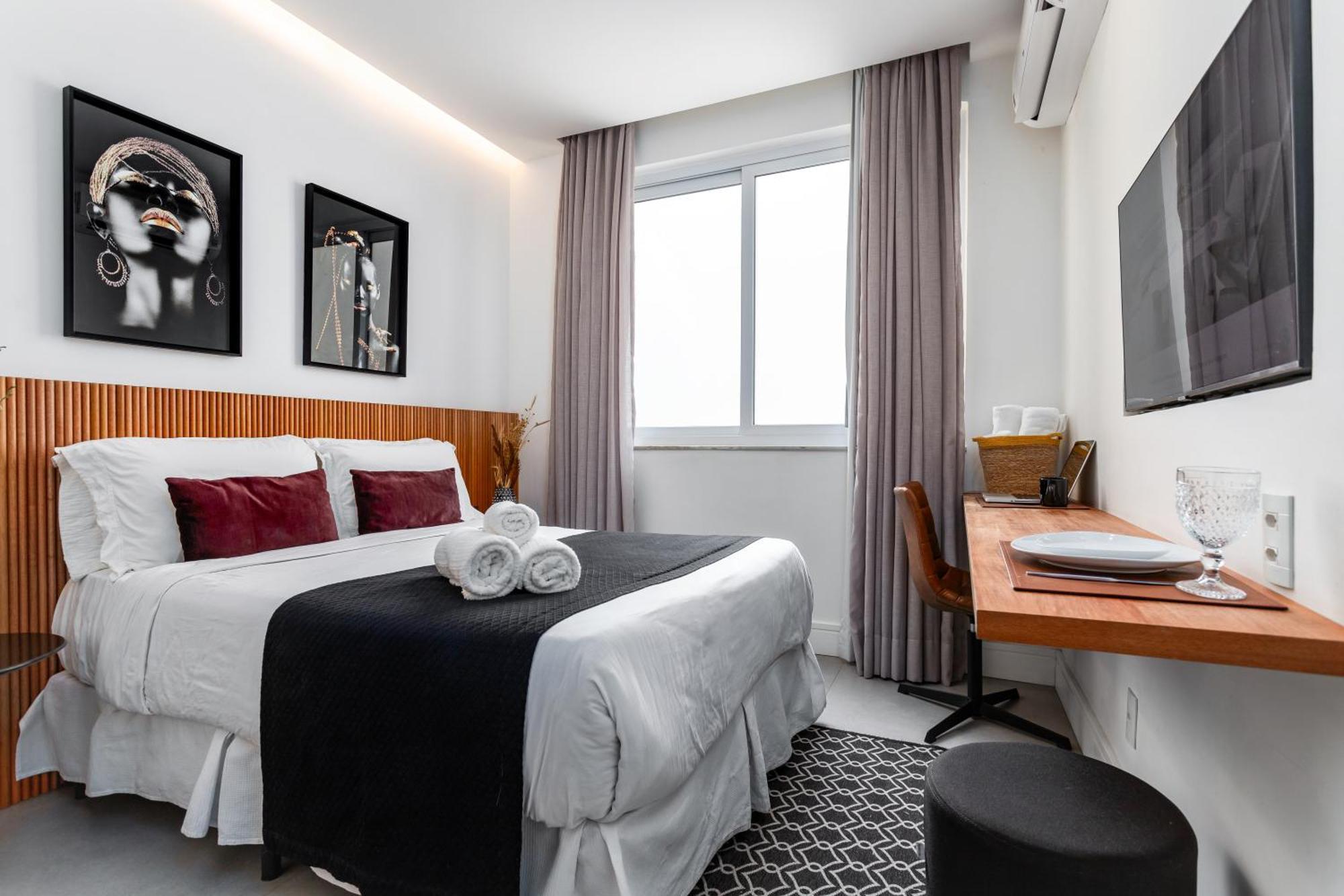 Unhotel - Modernos, Acesso A De Copacabana - Posto 6 Apartamento *